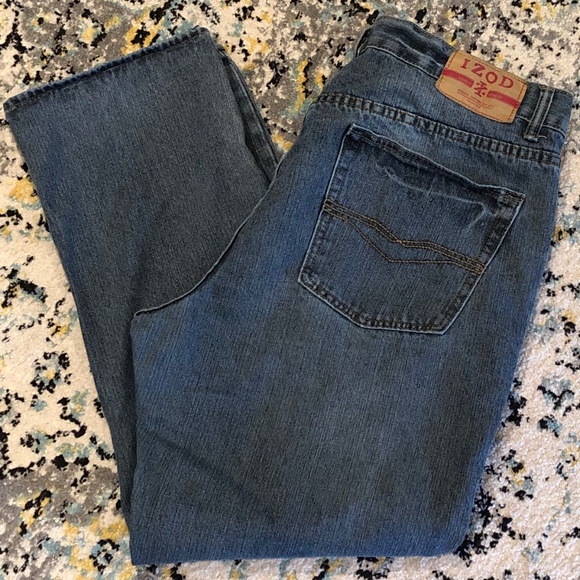 izod straight fit jeans